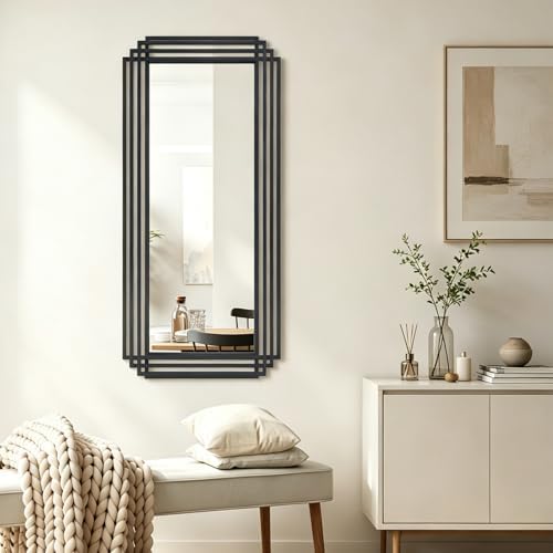 47"x22" Large Rectangle Decorative Mirror - Image 6