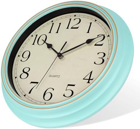 Foxtop Retro Wall Clock Silent Battery Operated Clock - Image 3