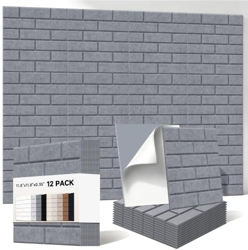 Acoustic Panels, Brick Sound Proof Foam Panels by AUTORIFIC