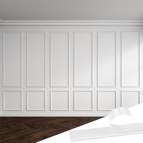 Pangda 6set Peel and Stick Wall Molding Kit 3D Premade by Pangda