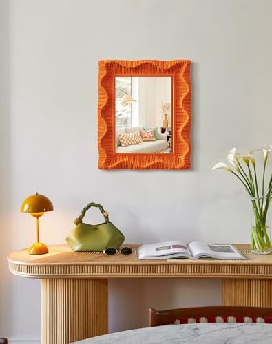 Wavy Wall Mirror for Bedroom Vanity Modern Aesthetic Decor - Image 2