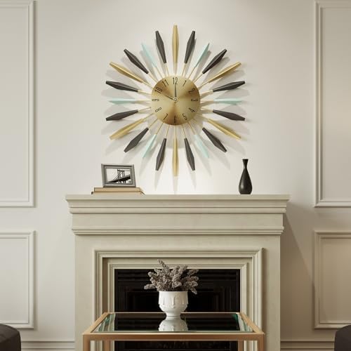Cuspin Mid Century Modern Wall Clock 22 Inch - Image 2