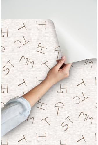 Spoonflower Soft Brown Cattle Peel and Stick Removable Wallpaper - Image 3