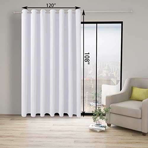 BONZER Extra Wide Room Divider Curtain Screen Partitions - Image 4