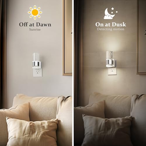 JandCase Night Light, Night Lights Plug into Wall, Auto LED Nightlight - Image 3
