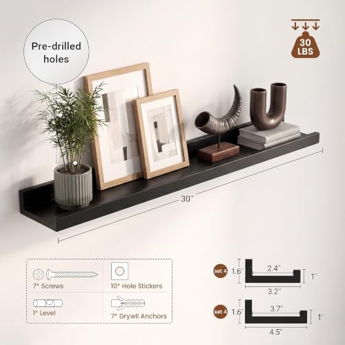 Heimlove 30 Inch Picture Ledge Shelf - Image 2