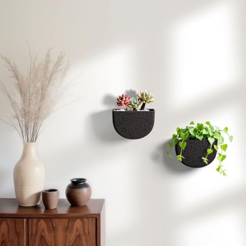 Asnext 2 Pack Indoor Wall Planter, 7 Inch Wall Planter Pot - Image 3