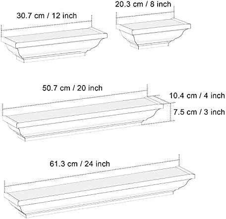 SRIWATANA 24 Inch Floating Shelves - Image 3
