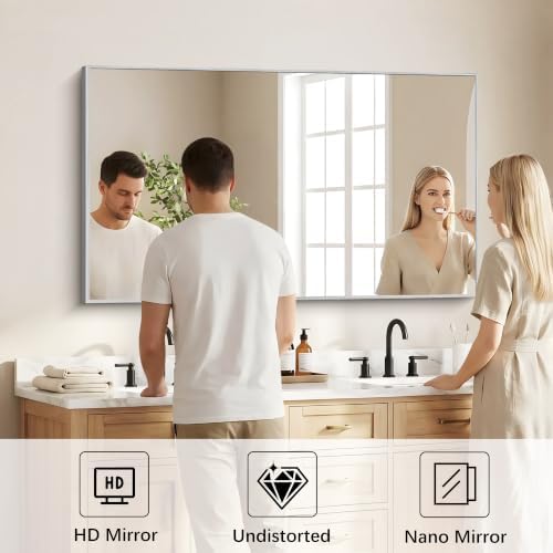 DESBING 30" x 50" Bathroom Mirror - Image 3