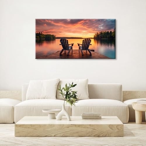 Lasdel Calm Lake Landscape Wall Art - Image 6