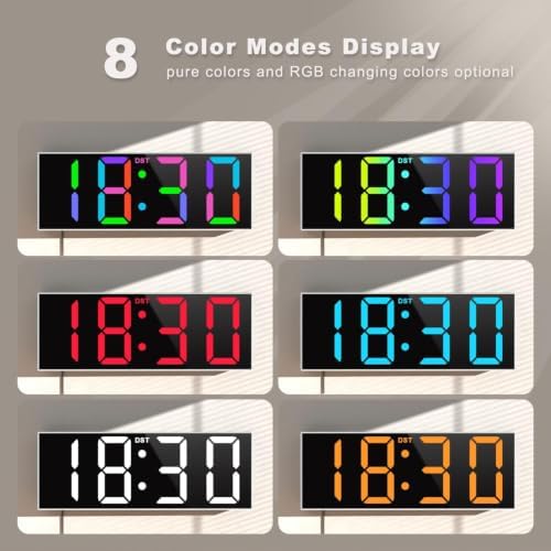 JALL Digital Wall Clock Large Display - Image 3
