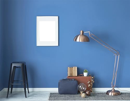 15.7" x 197" Blue Contact Paper Peel and Stick Wallpaper - Image 6