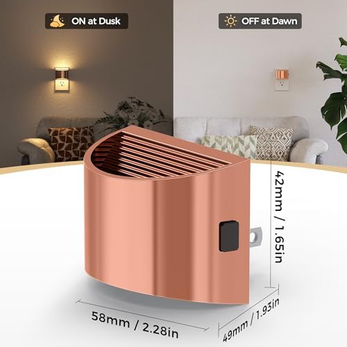 DORESshop Night Light, Night Lights Plug into Wall, Adjustable - Image 3