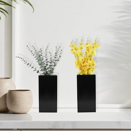 Wood Wall Planter Set of 2, Modern Wall Hanging Decor Pocket Planter - Image 5