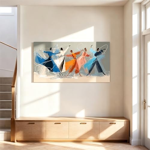 I@U Abstract Dancer Wall Art Decor Canvas Wall Art Decor - Image 5