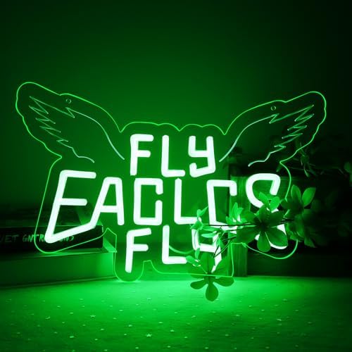 Eagle Team Chant Neon Signs for Wall Decor Team Chant Neon Lights for Bedroom by JFLLamp
