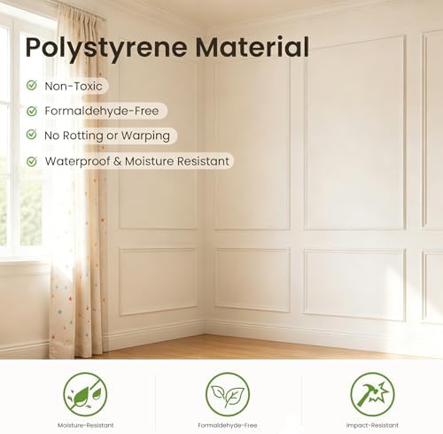 Large Peel & Stick Wall Molding Box Moulding Trim - Image 4