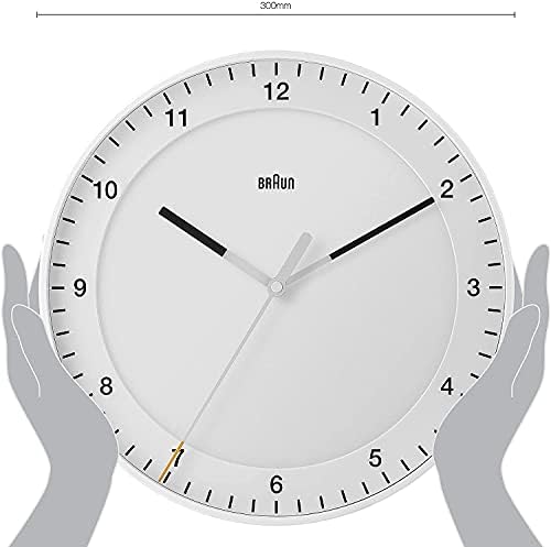 Braun Classic Mixed Analogue Wall Clock Home Gift Bundle - Image 4