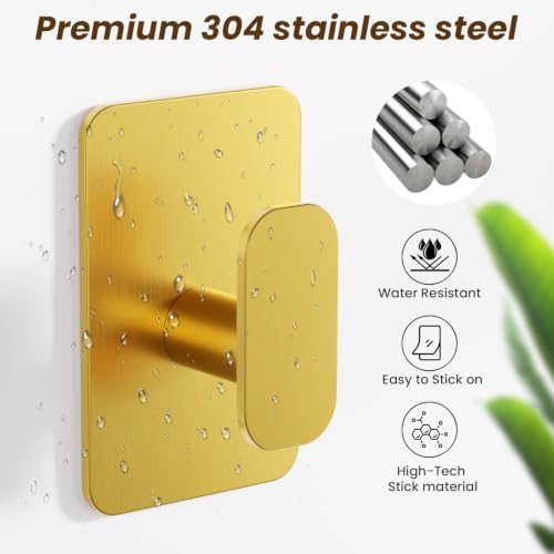 6 Pack Large Heavy Duty Wall Hooks - 26lb Max - Image 6