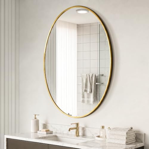 Oval Bathroom Mirror for Wall - Image 3