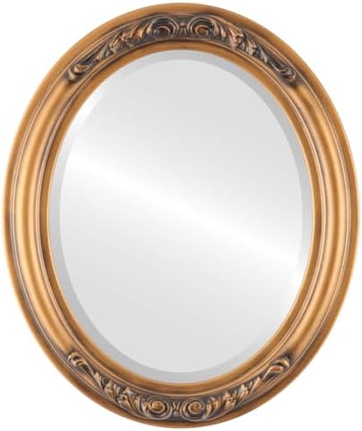 OVALCREST Oval Beveled Wall Mirror by OVALCREST