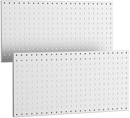WALMANN 2 PCS 12x24 in Pegboard Panels, 24x24 in Tools Pegboards by WALMANN