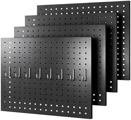 4-Pack Heavy-Duty Metal Pegboard Organizer Kit by Unknown