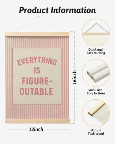 FGFK Positive Affirmations Wall Art Poster Hanger Frame 12x16 Inch - Image 2