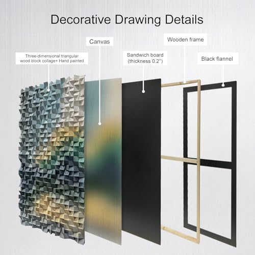 LIUZEYUE Geometric Wood Wall Decor - Image 4