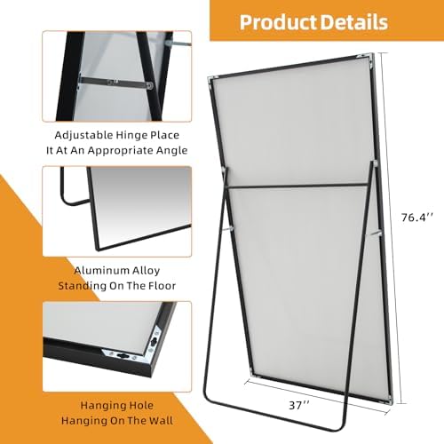 LFT HUIMEI2Y 76.4"x37" Full Length Mirror - Image 3