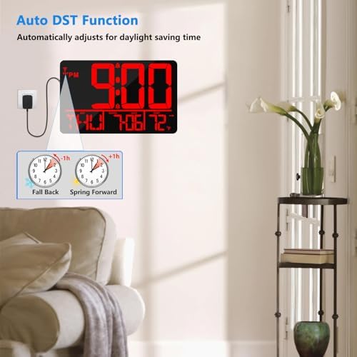 13" Bluetooth Auto Sync Wall Clock - Image 6
