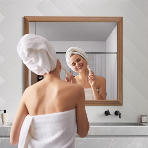 Amorho Bathroom Mirror for Wall, 40 X36 Inch - Image 4