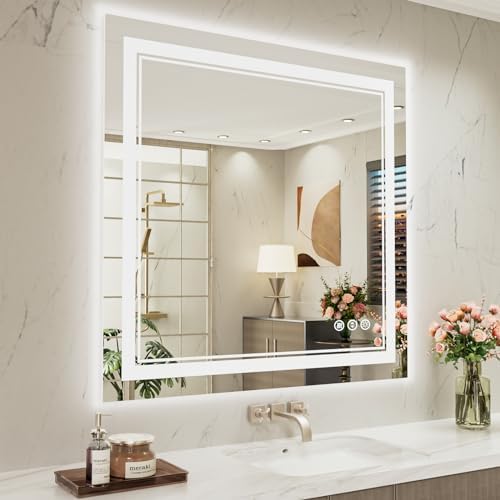 40x38 Inch LED Bathroom Mirror by ISTRIPMF