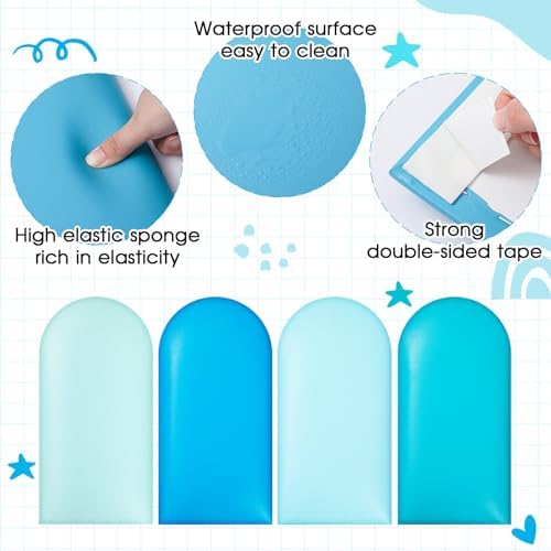 Jetec 4 Pcs Kids Wall Padding Panels, 1.18 Inch Thick Foam Wall Protector - Image 4
