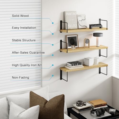 Floating Shelves, 24 In Bookshelves - Image 4