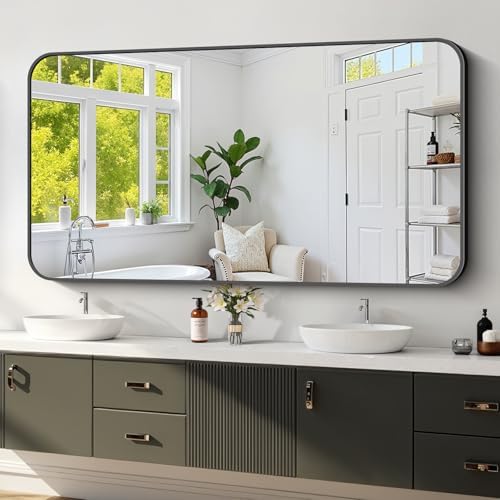 Koonmi Bathroom Wall Mirror, 30x60 Inch Large Vanity Mirror by KOONMI