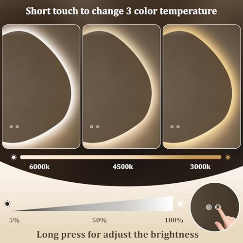 WallBeyond LED Bathroom Mirror - Image 2