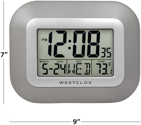 Westclox Large Digital Wall Clock - Image 2