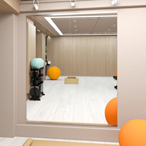 Home Gym Mirror, Frameless Full Length Mirrors by NEUWEABY