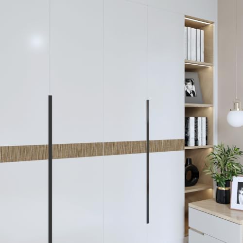 YENHOME Grasscloth Wallpaper Border Peel and Stick Removable Wall Border Trim - Image 3