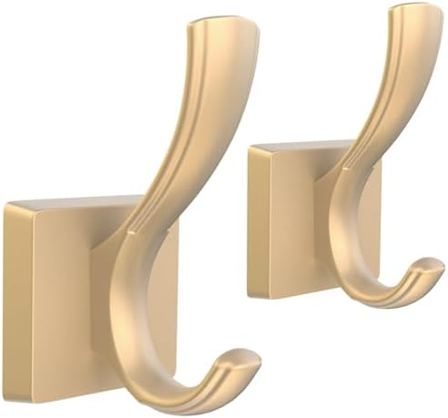 TOFIIGREM Gold Coat Hooks, Towel Robe Hooks Bathroom Entryway Mudroom Pool Hooks by TOFIIGREM