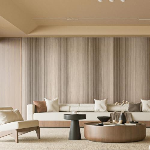 Art3d 108 x 5.7 Inch Slat Wood Wall Paneling - Image 2