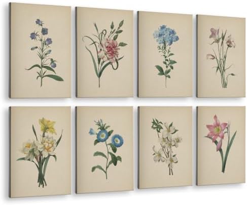 VIYYIEA Acoustic Art Wall Panels, Boho Flower Sound Proof Panels 48×32in by VIYYIEAART