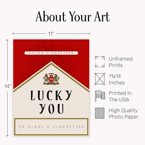 Lucky You Retro Wall Art 11x14 - Image 2