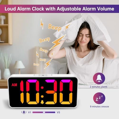 DreamSky Large Digital Alarm Clock Big Number - Image 4