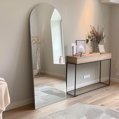 70''x26'' Full Length Mirror, Large Arched Floor Mirror - Image 3