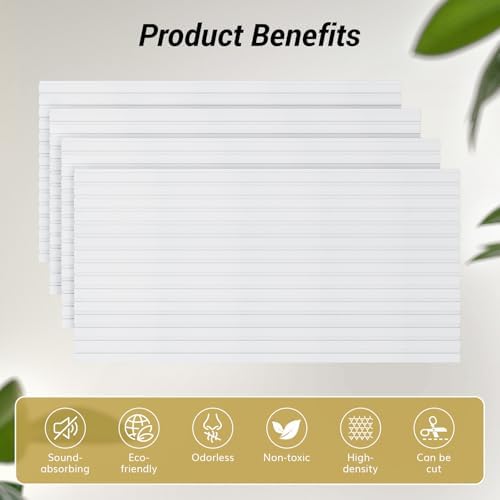 TONOR Dual-Layer Thickened Acoustic Wall Panels-12 Pack 47.2"x23.6"x0.72" - Image 6