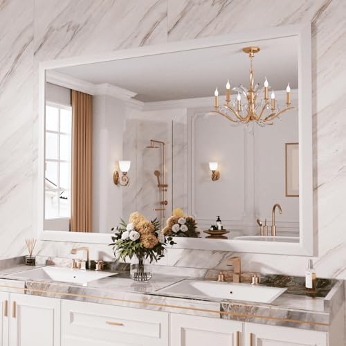 Amorho Bathroom Mirror for Wall 60x40 Inch by Amorho