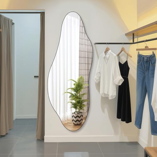QDSSDECO 63" x 24" Full Length Mirror Irregular Star Shaped - Image 6