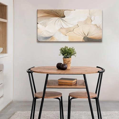 Suconvng Canvas Art Wall Decor Modern Minimalist Wall Decor Abstract Flower - Image 3